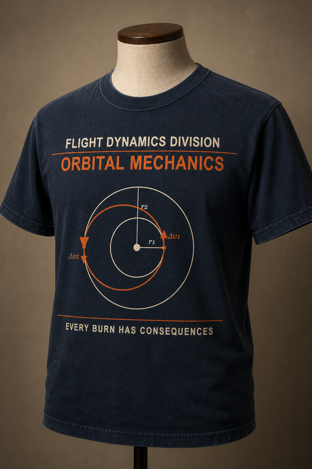 Orbital Mechanics Flight Dynamics Original Edition shirt mockup