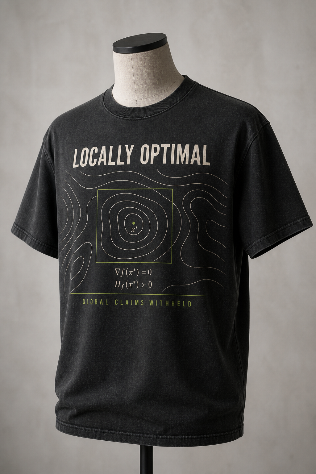 Locally Optimal Original Edition shirt mockup